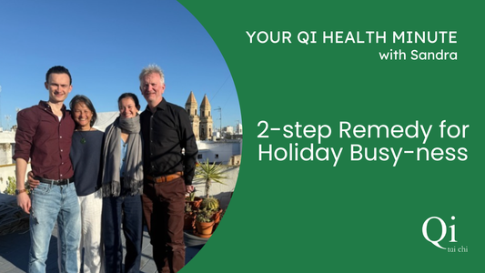 2-step Remedy for Holiday Busy-ness